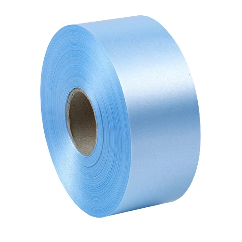 BOLIS S.P.A Rotolo nastro splendene nastro feste 50 mm x 100 mt | azzurro BOL-56014821025-1