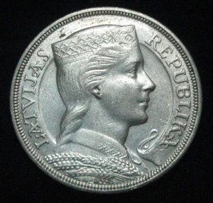 ZALDI2010 - LETONIA . 5 LATI DE 1931 . PLATA - Photo 1 sur 2