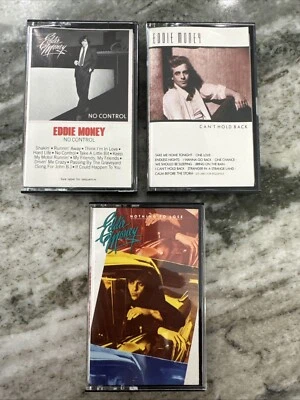 Eddie Money 3 Cassette lot :No Control, Nothing To Lose and Can't Hold Back EXC - Image 1 of 4