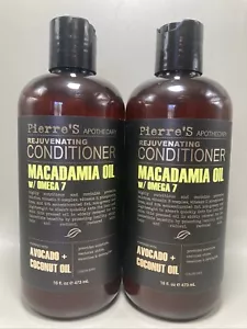 Pierre’s Apothecary (2er-Set) verjüngendes CONDITIONER Macadamiaöl - NEU 16 Oz - Bild 1 von 5