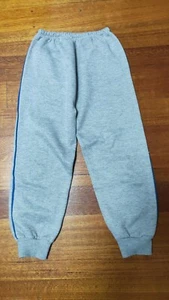 BOYS GREY WITH BLUE RIM TRACKSUIT PANTS - SIZE 8 - Picture 1 of 1