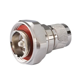 L29 7/16 DIN Male Plug to N Plug Male straight RF Coaxial Adapter Connector - Picture 1 of 3