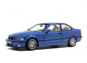 BMW E36 Coupe M3 1990 in estoril blue, 1:18 scale diecast car model from Solido - Picture 1 of 1