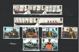 UNITED KINGDOM SELECTION MNH BOATS & SHIPS STAMPS LOT (UK 568) - Picture 1 of 1
