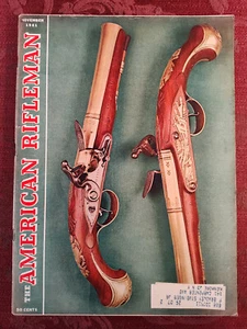 Rare AMERICAN RIFLEMAN NRA November 1961 English Flintlock Blunderbuss Pistols - Picture 1 of 2