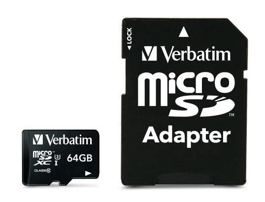 Verbatim Pro 64 GB MicroSDXC UHS Classe 10 (VERBATIM SDXC 64GB PRO CLASS10 MICRO - Immagine 1 di 1