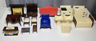 Vintage dollhouse Miniatures furniture RENEWAL Fireplace USA - Lot of 16