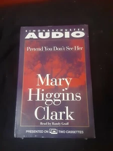 AUDIO BOOK MARY HIGGINS CLARK PRETEND YOU DON'T SEE HER - CASSETTES - Imagen 1 de 2