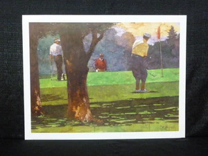 Bart Forbes Morning Round Payne Stewart Fred Couples Arnold Palmer Golf Litho - Picture 1 of 3