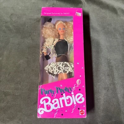 1990-е «Party Pretty» Барби винтажный #5955 Target эксклюзивный новый никогда не доставался из коробки - Изображение 1 из 4