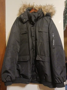 Womens Rocawear Winter Jacket/Coat Fur Hood Black/5X/Extra Large - Picture 1 of 3