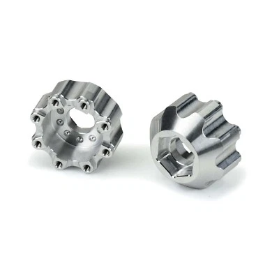 Pro-Line 6353-00 8x32 to 17mm 1/2" Offset Alum Hex Adapters : 8x32 3.8" Wheels - Image 1 of 3