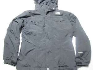 The North Face Youth Girls Size M Parka Jacket Black Hooded Outerwear - Picture 1 of 9