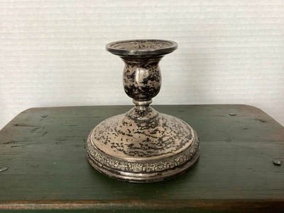 Candelabro floral vintage Prelude International Sterling con peso 327 g Foto 1 de 4