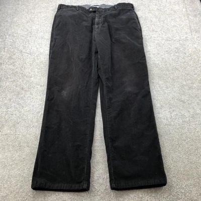 Pantalones Peter Millar Para Hombre 35 Negro Pana Elastizados Algodón Pima Pierna Recta Foto 1 de 4