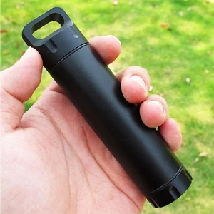 1X EDC Survival Kit Waterproof Seal Bottle Capsule Storage Container Waterproof - Picture 1 of 13