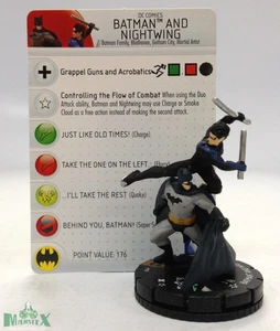 Heroclix Batman: Streets of Gotham set Batman and Nightwing #103 LE ¡con tarjeta! - Imagen 1 de 1