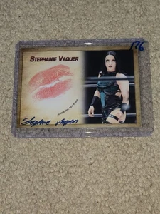 Stephanie Vaquer Signed Kiss Card Wrestler WWE Collectors Expo #176 - Picture 1 of 2