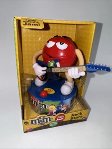 M&M's Rock Stars "Red" with M&M'S Candies Inside Plays Music& Jams New in Box - Picture 1 of 6