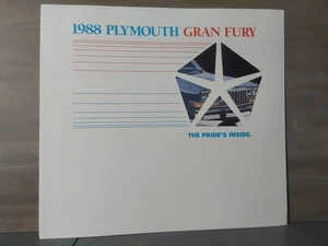 Plymouth 1988 Gran Fury Dealer Car Brochure Pamphlet Vtg Advertising - Imagen 1 de 3