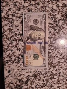 100 dollar bill misprint - Picture 1 of 3