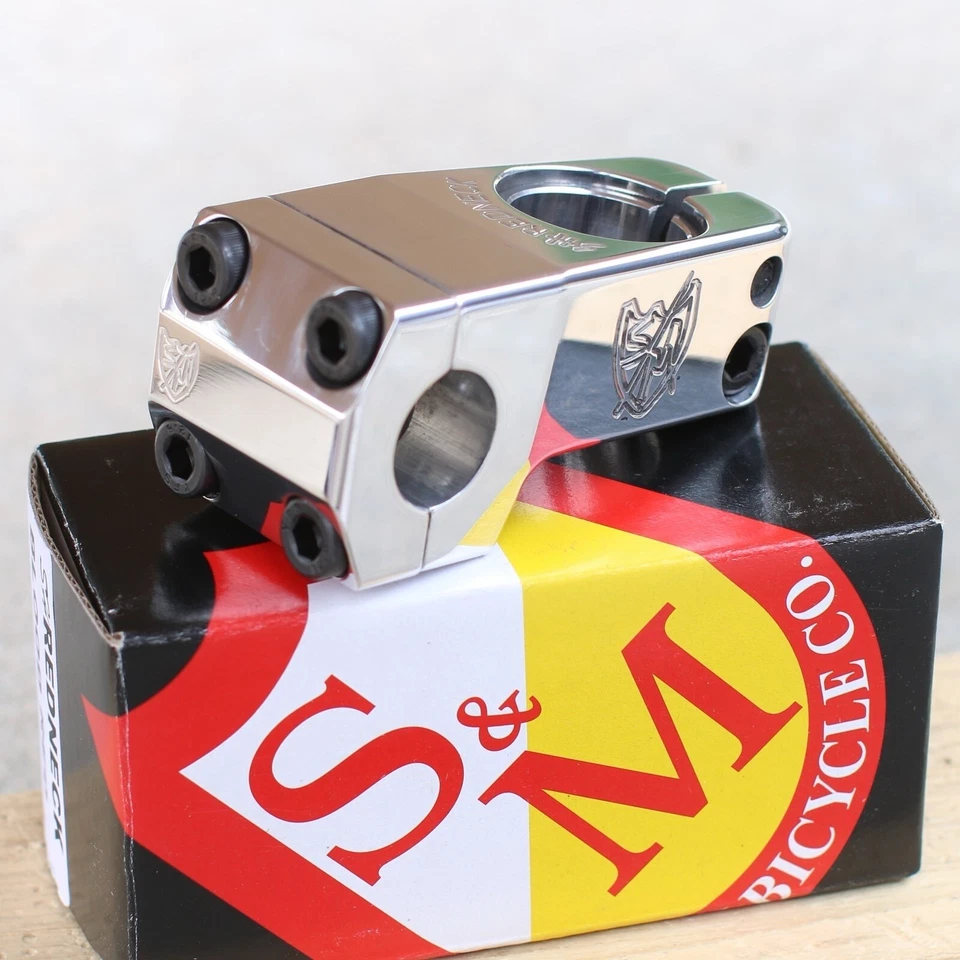 S&M BMX SHREDNECK VÁSTAGO DE BICICLETA CEPILLADO PULIDO HECHO EN EE. UU. Foto 1 de 1