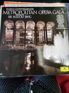 Vinyl LP Metropolitan Opera Gala Honoring Sir Rudolf Bing - The Met 1972 VG cond - Picture 1 of 5