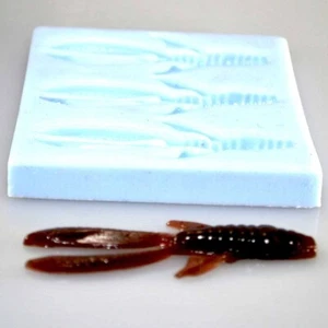 85mm Cray Plástico Suave Señuelo Top Verter Molde, 3 Cavidades - Imagen 1 de 1