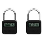 2X Metal Timer Lock LCD Display Multi-Function Electronic Time 99 Hours Max9060