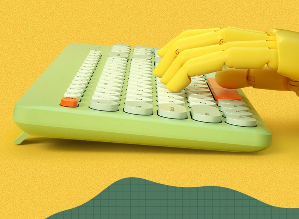 Wireless 2.4G Keyboard Mouse Combos Optical Mouse Portable bundle - Image 1 of 4