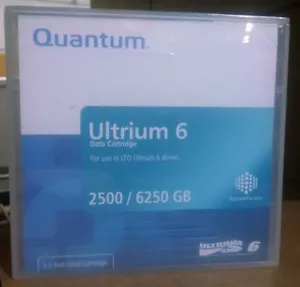 QUANTUM MR-L6MQN-03 LTO- 6 BACKUP TAPE CARTRIDGE (SINGLE TAPE) NEW MR-L6MQN-01 - Picture 1 of 1