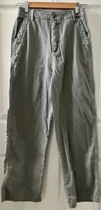 Xirena Womens Size S Green Twill Tucker Pants Vintage Style Cotton Made in USA - Picture 1 of 20