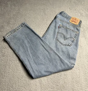 Vintage Levis Denim Jeans 550 36 x 29  Relaxed Fit Work Pants - Picture 1 of 11