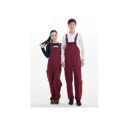 New Men Women Workwear Coverall Overalls Pant Suspenders Bib Boilersuit Jumpsuit - Image 1 of 4