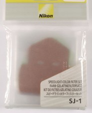 PRL) SJ1 NIKON FLASH SB 800 600 80 SPEEDLIGHT FILTER SET FILTRES GELATINE FILTRI