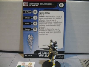 =Star Wars CAMPEONES DE LA FUERZA Republic Commando - Scorch 35/60 con tarjeta = - Imagen 1 de 1