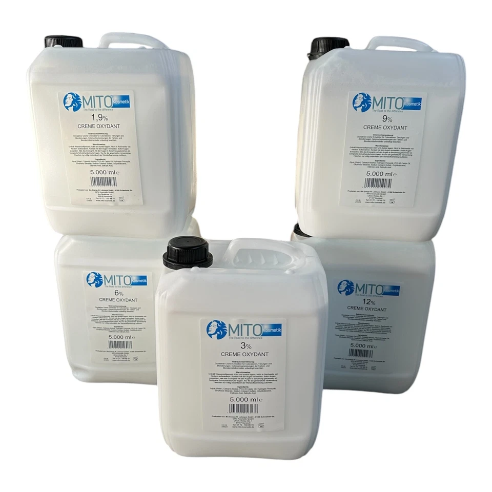 Creme Oxydant 5 Liter Oxidant 3% 6% 9% 12% Blondierung Haarfarbe Oxyd Entwickler - Bild 1 von 1