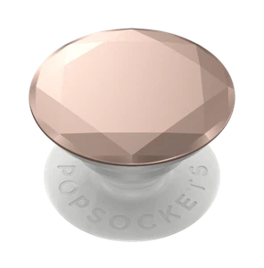 PopSockets: PopGrip - Phone Grip and Stand (Metallic Diamond - Rose Gold) - Picture 1 of 10