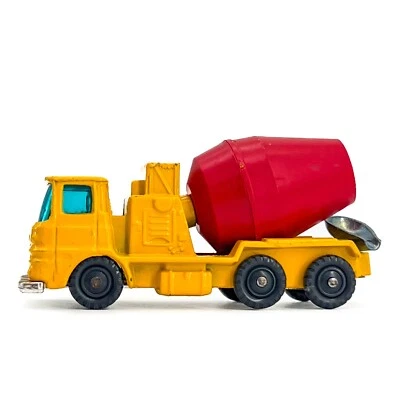 Винтажный Отдельный Красный/Желтый ХАСКИ ERF 66GX Цементный Грузовик Мужской Пещерный Литой Автомобиль ЧИСТЫЙ! - Изображение 1 из 4