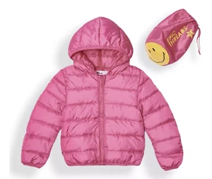 Epic Threads SZ 5T Little Girls Water-resistant Packable Pals Jacket Pink - Picture 1 of 8