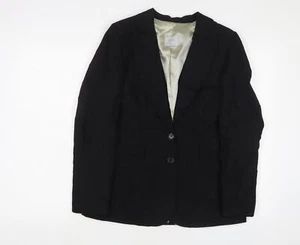 Oasis Womens Black Jacket Blazer Size 10 Button - Picture 1 of 10