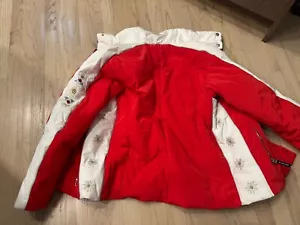 Bogner by Goan Thylmann, red and white Ski Jacket Size 12 - Picture 1 of 4