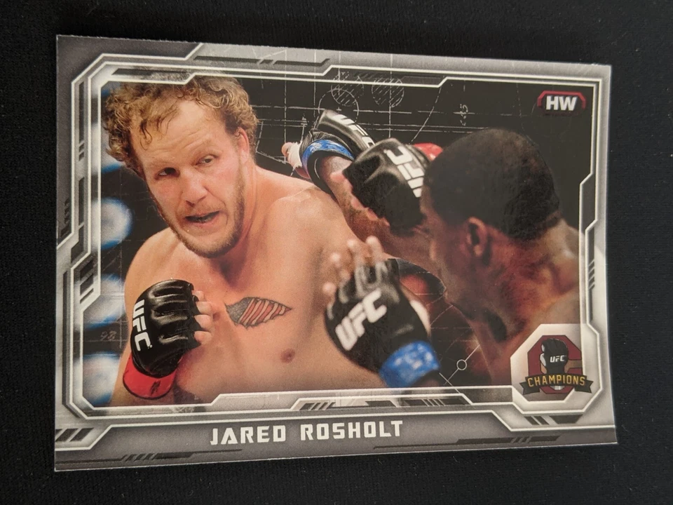2014 Topps UFC Champions JARED ROSHOLT #24 BASE SILVER PARALLEL - Image 1 of 1