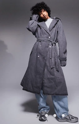 Новый!!! ASOS| джинсовая ткань| макси| траншея - Изображение 1 из 4