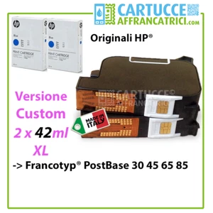 Set Cartucce HP 42ml XL Blu 58.0052.3026.00 PostBase 30,45,65/Q-econ Q2354A FP - Photo 1/5