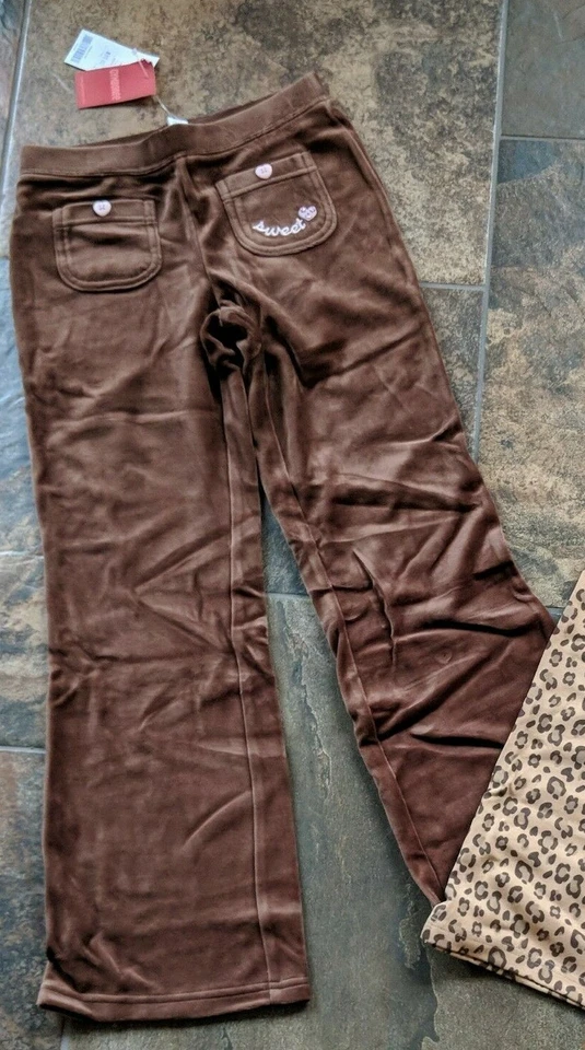 Nuevo con etiquetas Pantalones Gymboree KITTY GLAMOUR Talla 9 Marrón Terciopelo Rosa Dulce Corazón Foto 1 de 1