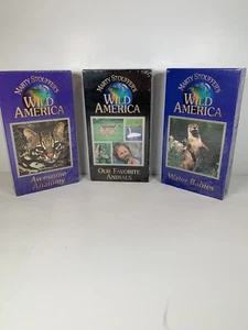 VHS Wild America Awesome Anatomy Water Babies Favorite Animals Marty Stouffers - Picture 1 of 8