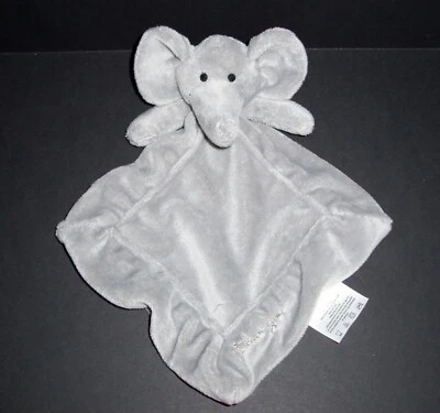Manta bebé elefante gris pequeña Wendy Bellissimo I Love You Security Lovey 8x8" Foto 1 de 2