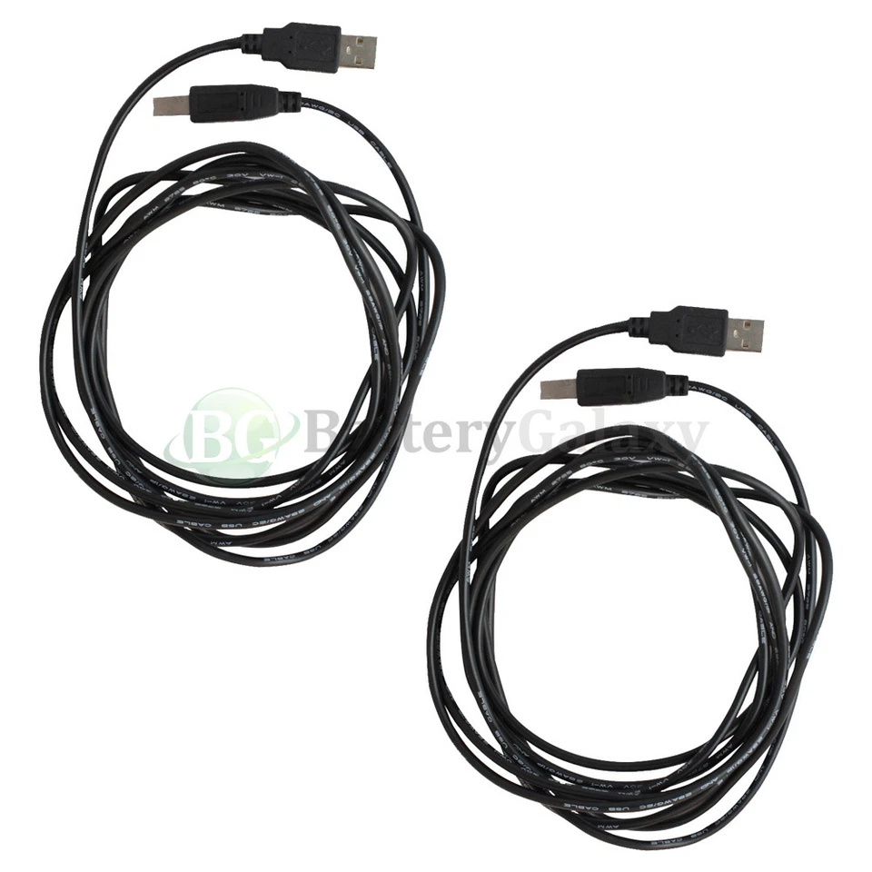 2 For HP PSC All-in-One Printer High Speed USB 2.0 Cable Cord 10FT NEW HOT! - Image 1 of 1