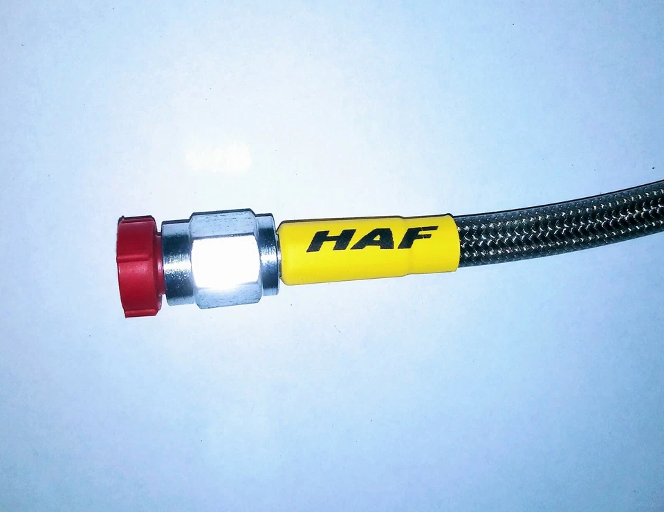 HAF - HF303108C - Universal Clear Cover Braided Stainless Steel Brake Line,108in - Image 1 of 1